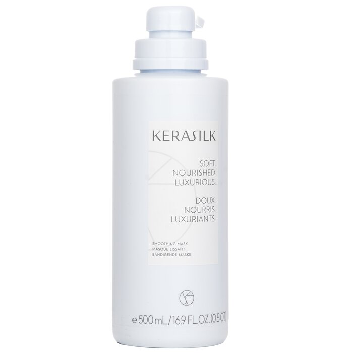 Маска для волос Goldwell Kerasilk с биомиметическим шелком и маслом ши для гладкости и блеска 500 мл