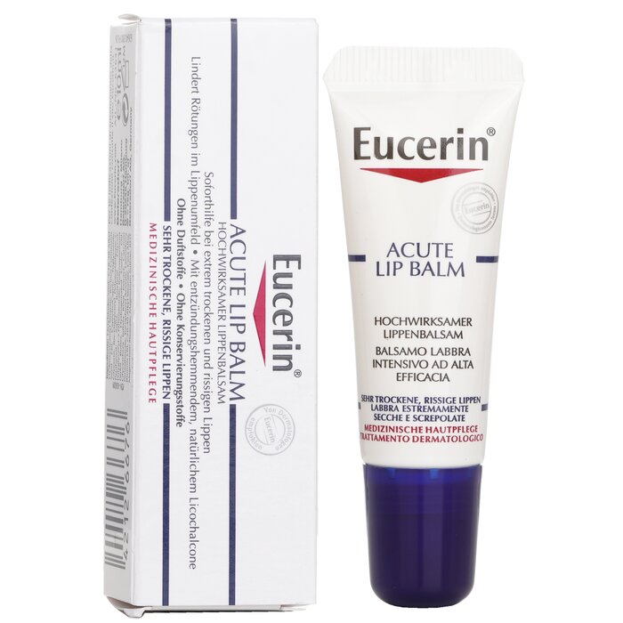 Eucerin питательный бальзам для губ с пантенолом, 10 мл