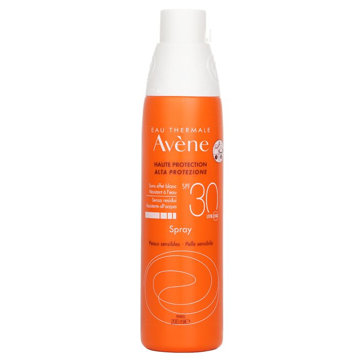 Солнцезащитный спрей Avene SPF 30 для чувствительной кожи, 200 мл