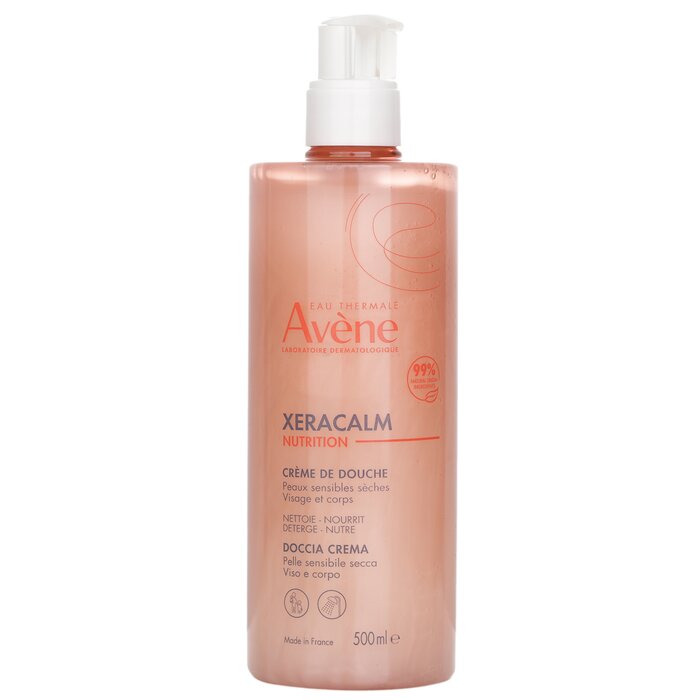 Крем для душа Avene XeraCalm с расторопшей и ниацинамидом для сухой и чувствительной кожи, 500 мл