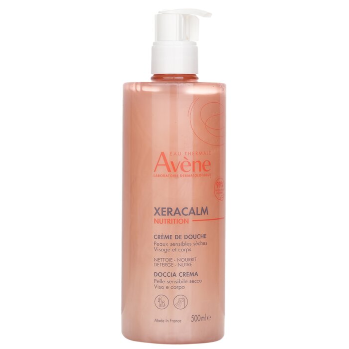 Крем для душа Avene XeraCalm с расторопшей и ниацинамидом для сухой и чувствительной кожи, 500 мл