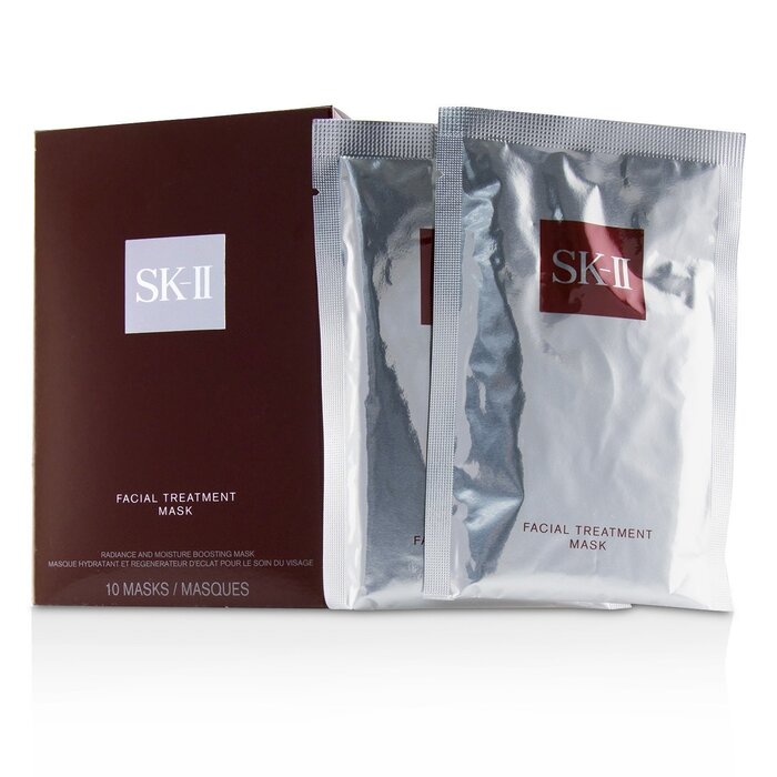 Маска для лица SK II с Pitera, 10 штук — увлажнение и восстановление, осветление пигментных пятен