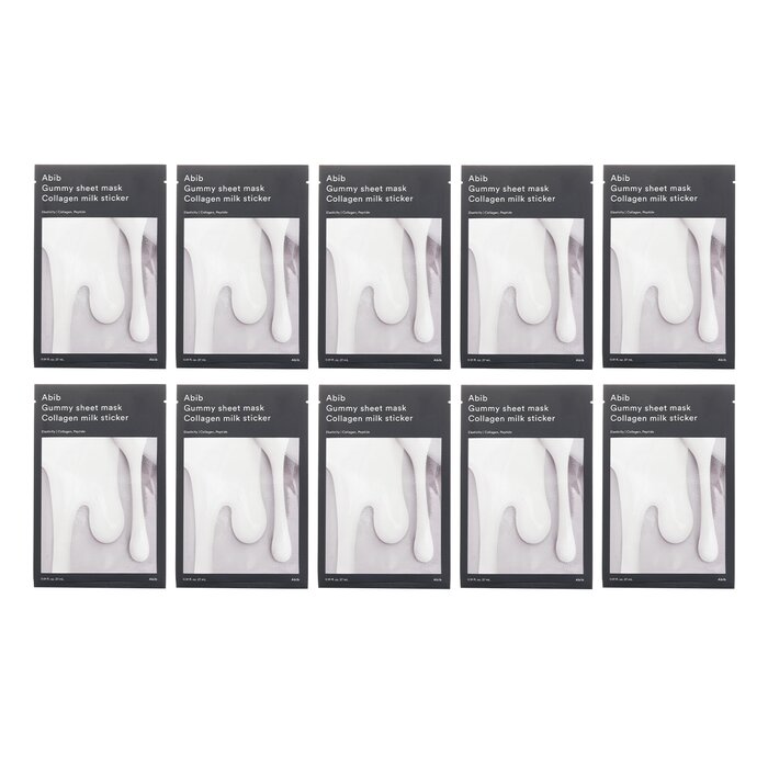Gummy Sheet Mask Collagen Milk Sticker