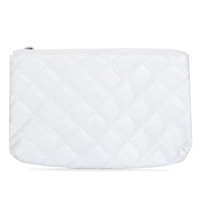 Square Cosmetic Bag # White Picture Color
