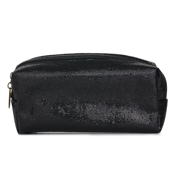 Shine Cosmetic Bag # Black Picture Color