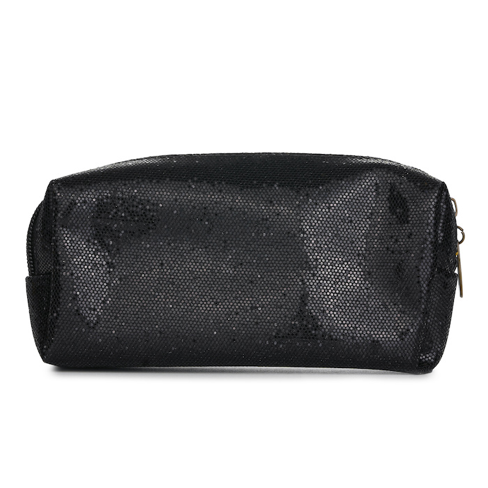 Shine Cosmetic Bag # Black Picture Color