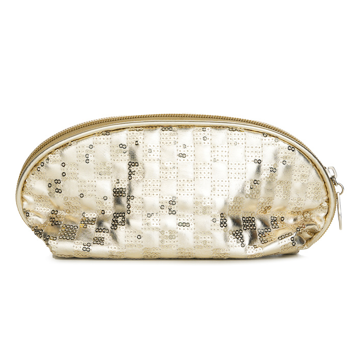 Golden Cosmetics Pouch