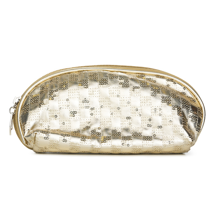Golden Cosmetics Pouch