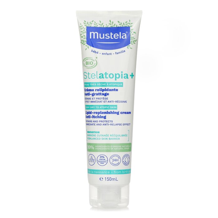 Крем для тела Mustela Stelatopia с пребиотиками для очень сухой кожи 300 мл