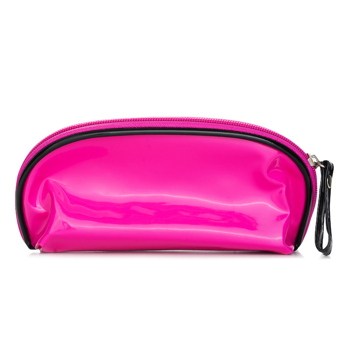 Pink Cosmetic Bag with Mirror #A